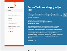 Tablet Screenshot of bureautaal.nl